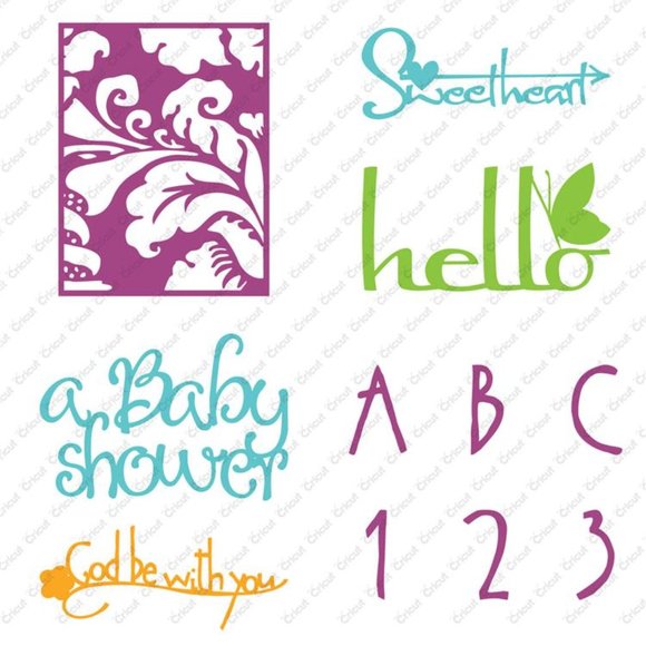 Cricut LYRICAL letters font - Picture 7 of 16